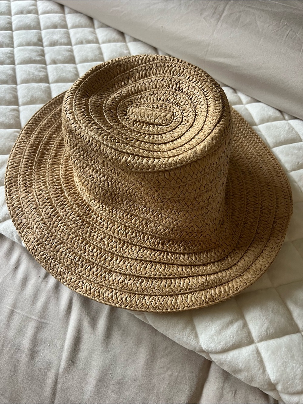 Hat Attack Raffia Woven Hat - Natural Tan